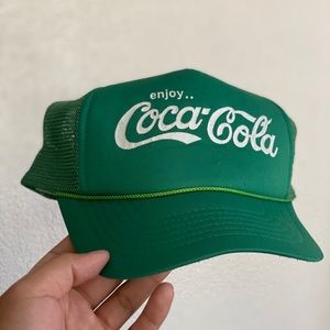 Vintage Coca Cola Snapback Green